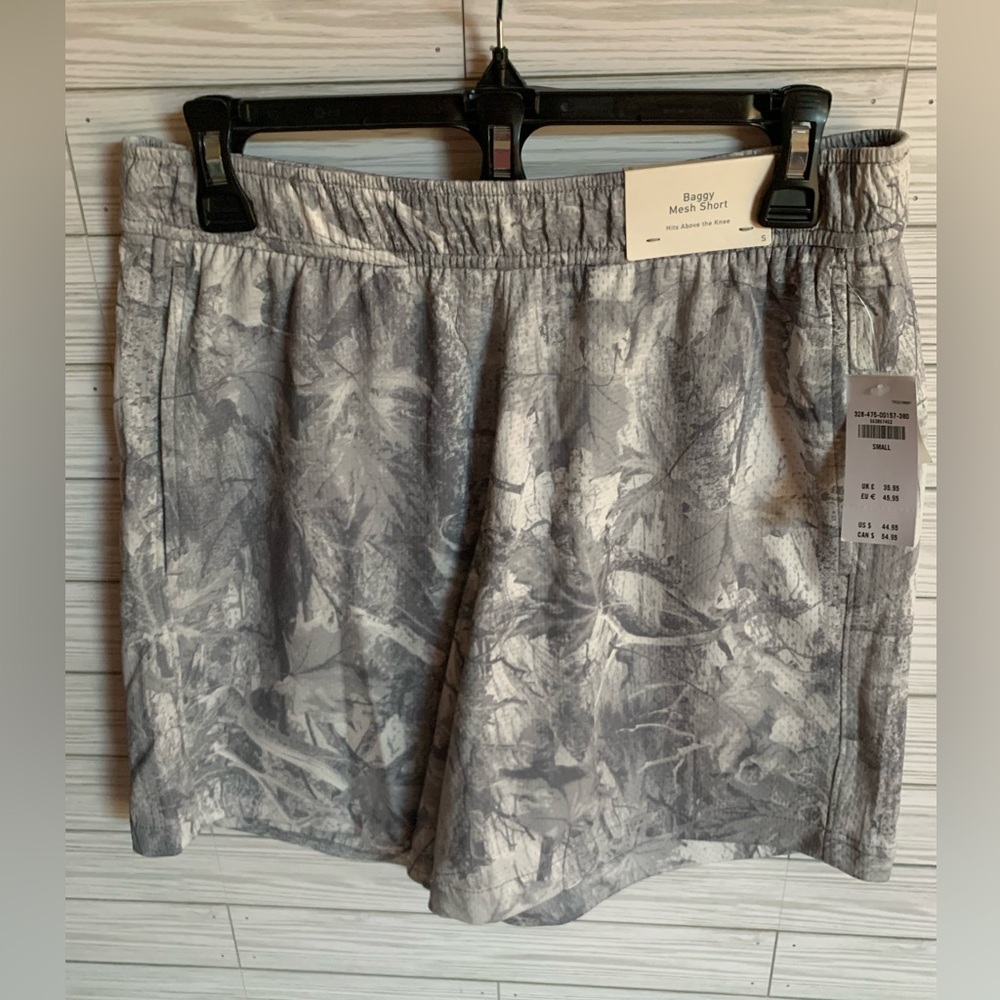 Hollister baggy Mesh Shorts - Gray Camouflage